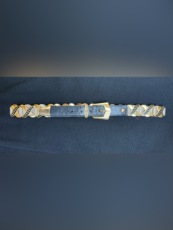 Jivago Accessories - Jivago Mixed Metal Leather Belt